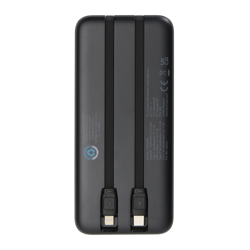 Powerbank i genanvendt ABS - Billede 2